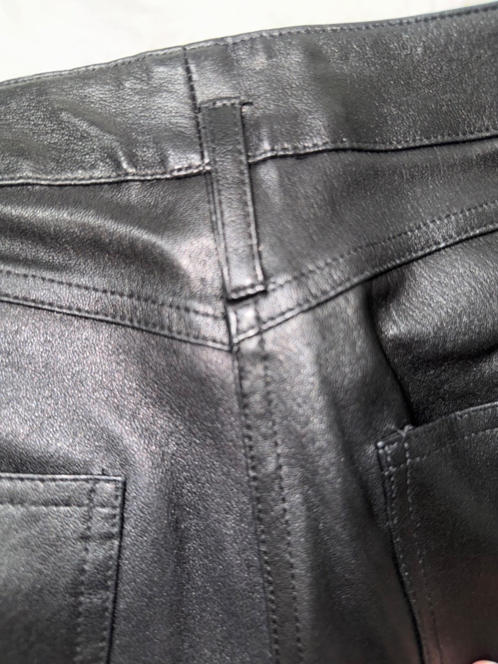 Tory Burch 100% Leather Skinny Leg Pants - Picture 9 of 11